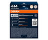 Pack de 2 Lâmpadas H4 Osram Cool Blue Boost - 5500K - 62193CBB-2HB