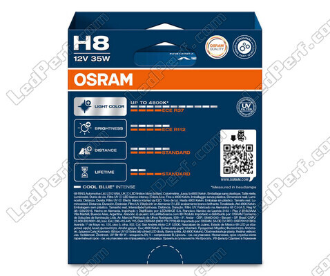 Par de lâmpadas H8 Osram Cool Blue Intense - 64212CBN-2HB