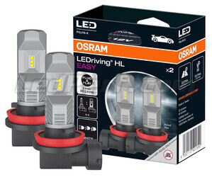 Lâmpadas LED H11 Osram LEDriving HL Easy para Faróis de nevoeiro 64211DWESY-2HB - Empacotamento