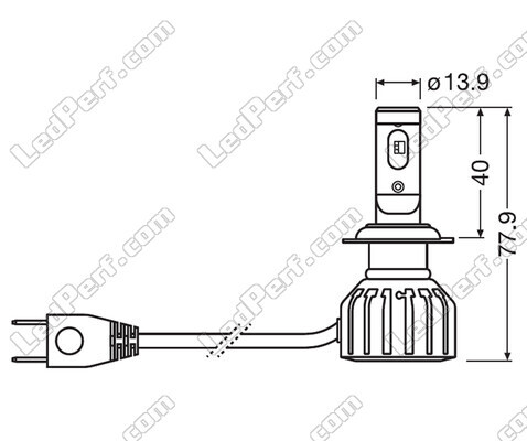 Lâmpadas H7 LED Osram Night Breaker GEN2 Homologadas - 64210DWNBG2