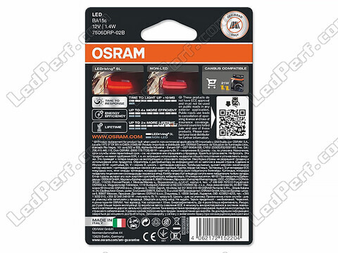 Lâmpadas LED P21W Osram LEDriving® SL Vermelhas - BA15s