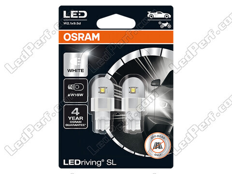 Lâmpadas LED W16W Osram LEDriving® SL White 6000K - W2.1x9.5d