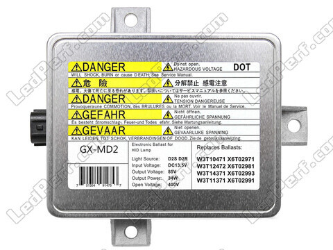 Foto frontal do lastro para xenon de Acura TSX