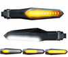 Piscas LED dinâmicos 2 em 1 com luzes diurnas integradas para Ducati 999