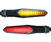 Piscas LED dinâmicos 3 em 1 para Honda NSR 125