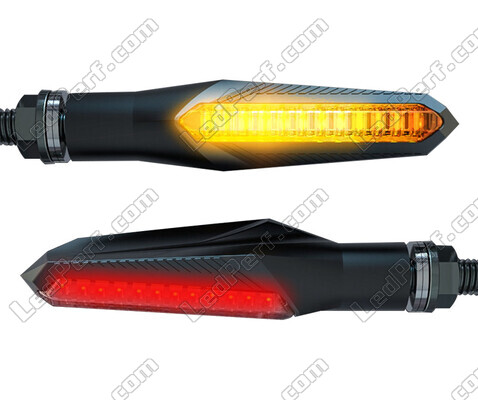 Piscas LED dinâmicos 3 em 1 para Honda NSR 125