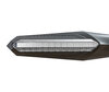 Vista frontal dos piscas LED dinâmicos com luzes diurnas para Moto-Guzzi Breva 1100 / 1200