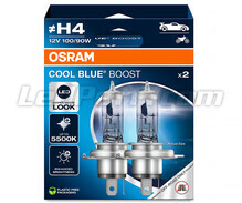 Pack de 2 Lâmpadas H4 Osram Cool Blue Boost - 5500K - 62193CBB-2HB