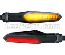 Piscas LED dinâmicos + luzes de stop para Kawasaki KFX 700
