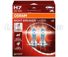 Pack de 2 Lâmpadas H7 Osram Night Breaker Laser +150% - 64210NL-2HB